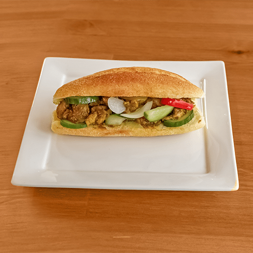 Chicken curry sandwich