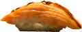 Geflambeerde zalm nigiri
