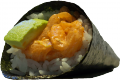 Pittige zalm temaki
