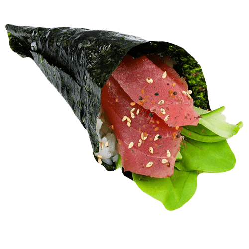 Spicy tuna temaki