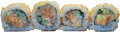 Pittige zalm roll, 4 stuks