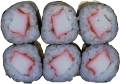 Crab maki, 6 pieces