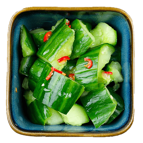 Sour cucumber salad