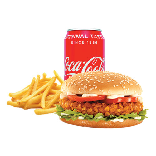 Chicken burger menu