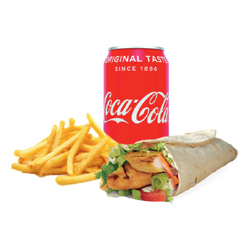 Chicken steak wrap
