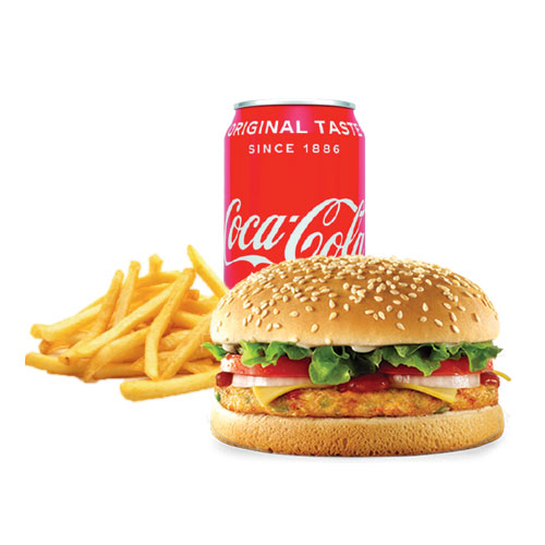 Groente burger menu