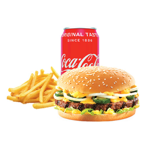 Samurai burger menu
