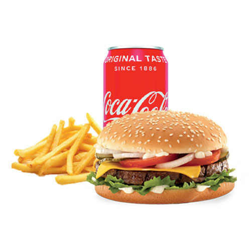 Spicy burger menu