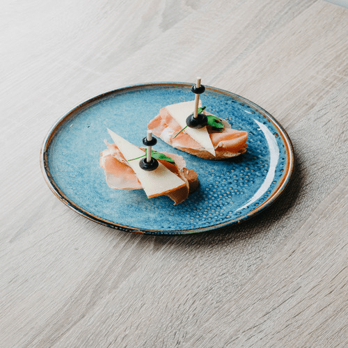Ham/kaas pintxos