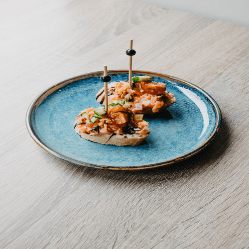 Salmon pintxos
