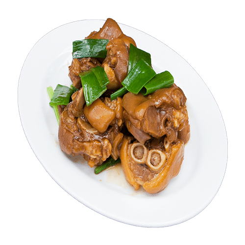 Braised pork feet in fermented bean curd sauce