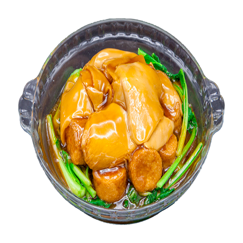 Lingzhi mushrooms with Japanese silken tofu