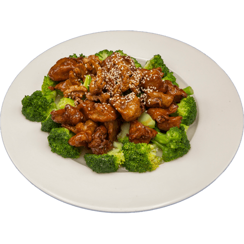 Honey pepper vegetarian chicken with walnuts