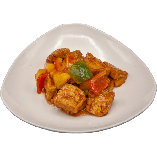 Vegan sweet and sour tofu