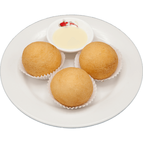 Fried sweet egg yolk bun