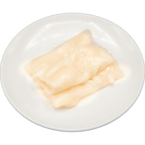 Steamed prawns rice noodle roll