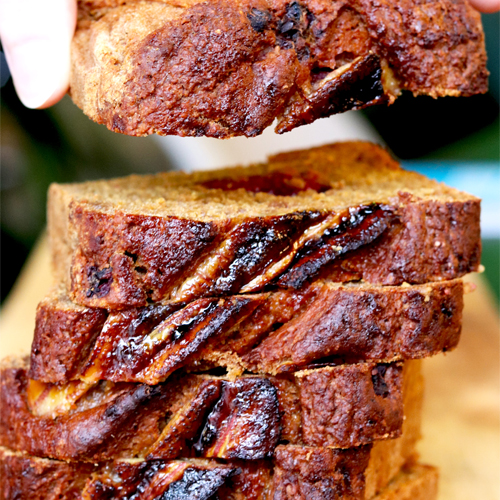 Blueberry banana bread