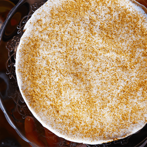 Golden velvet cake