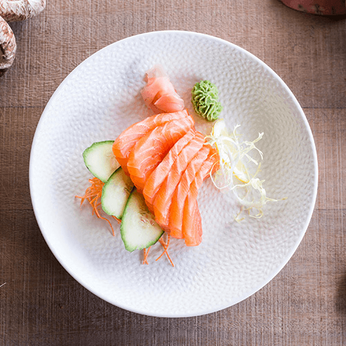 Sashimi salmon