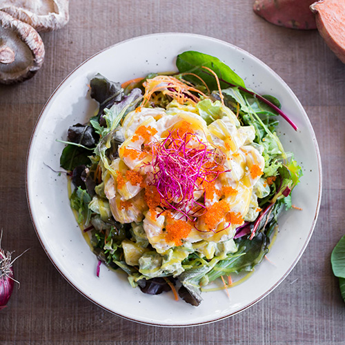 Thaise garnalen salade