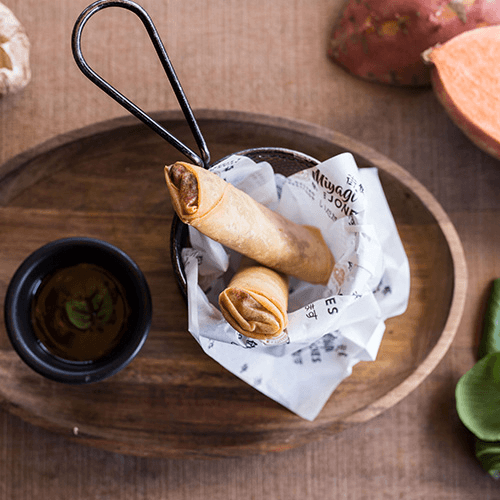 Crispy spring rolls