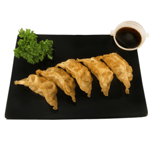 Apple gyoza
