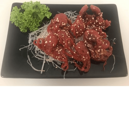 Octopus sashimi