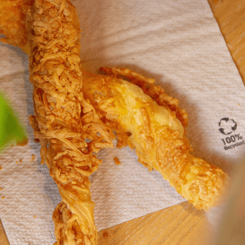 Homemade cheese finger