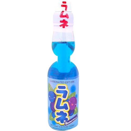 Hata Ramune, blueberry flavor