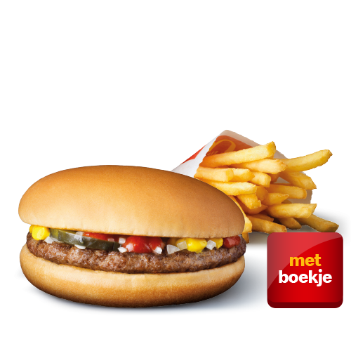 Happy Meal Hamburger met Boek