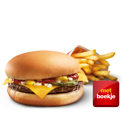 Happy Meal Cheeseburger met Boek