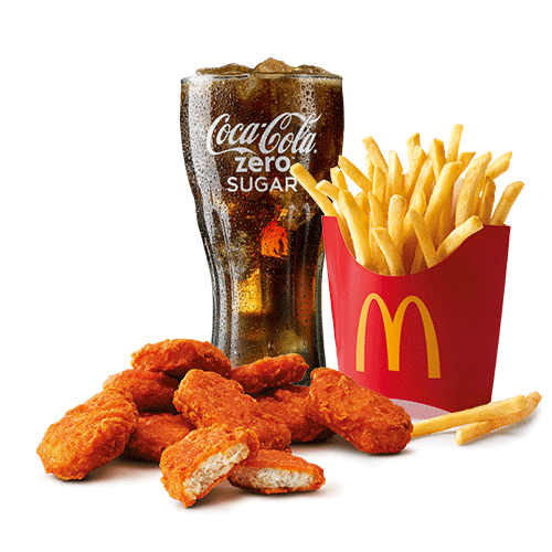 Spicy Chicken McNuggets 9 Voordeelmenu