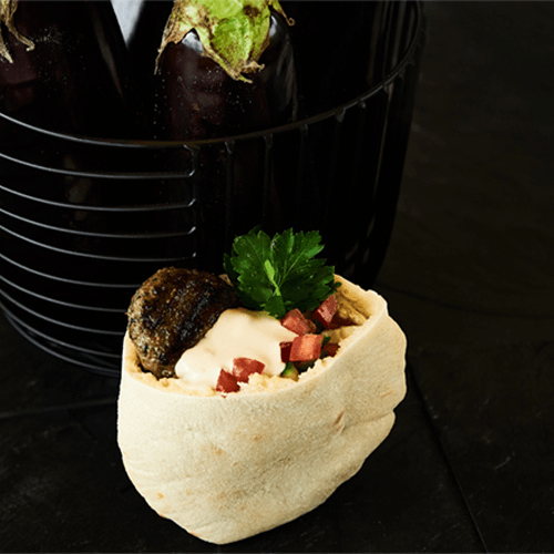 Pita lamb kebab