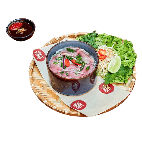 Pho bo tai - Medium rare beef