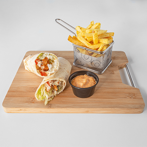 Combi menu chicken wrap