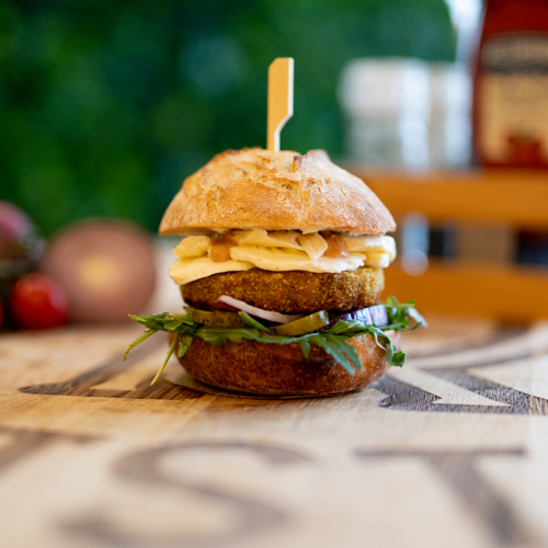De mozzarella burger