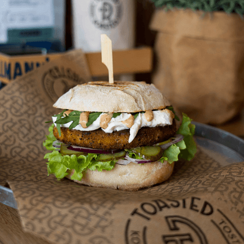 De mozzarella burger