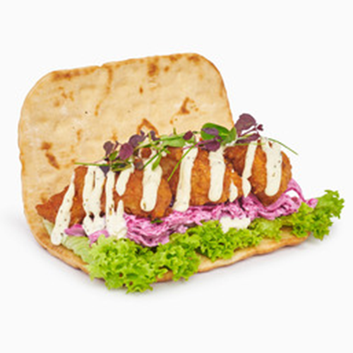 Kibbeling pita