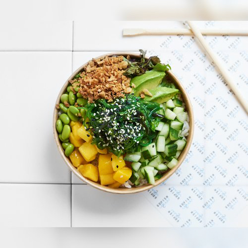 Poké bowl vegetarian