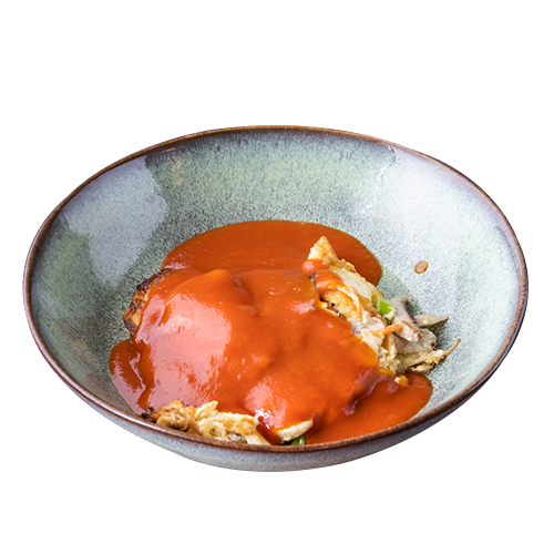 Foe Yong Hai met varkenshaas