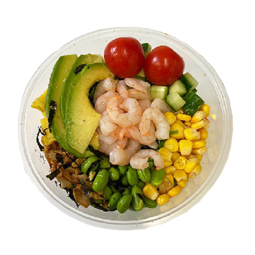 Garnalen poke bowl