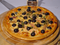 Pizza al salmone, 32 cm