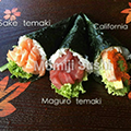 Sake temaki
