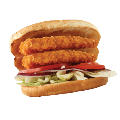 Double crispy chicken burger