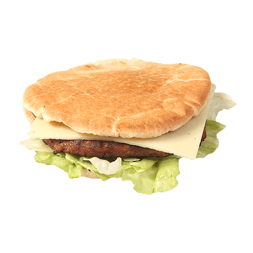 Pita Cheeseburger