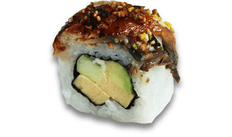 Unagi tamago maki, 4 pieces
