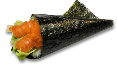 Sake temaki, per piece