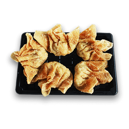 Salmon gyoza, 5 pieces