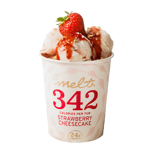 Melt Strawberry Cheesecake 342 kcal
