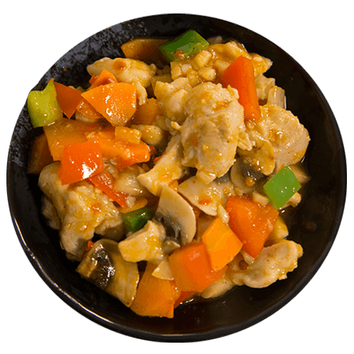 Chicken garlic sambal